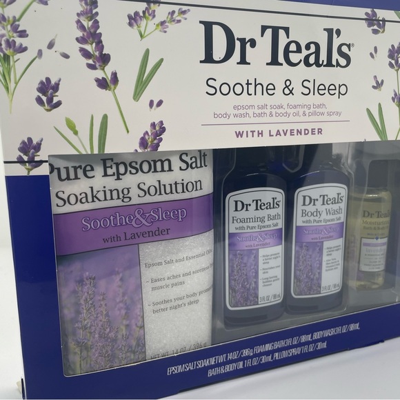 Dr Teal's Lavender Soothe & Sleep Full Regimen 5-piece Gift Set - Picture 2 of 5